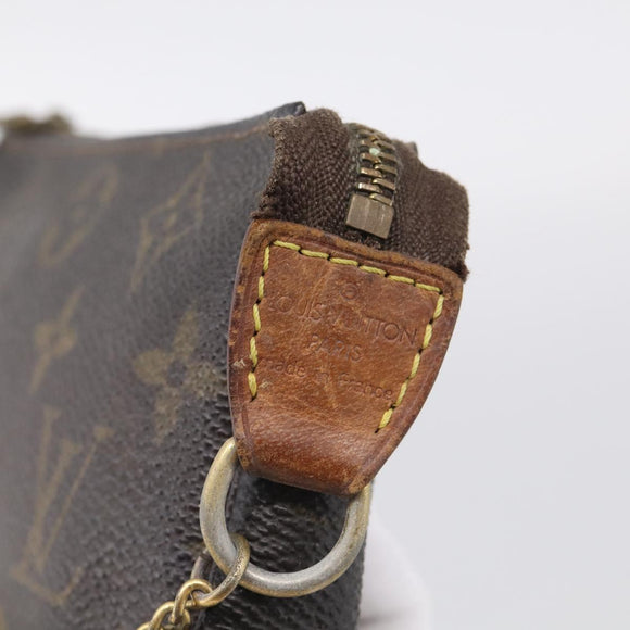 LOUIS VUITTON Monogram Mini Pochette Accessoires Pouch M58009 LV Auth 214857