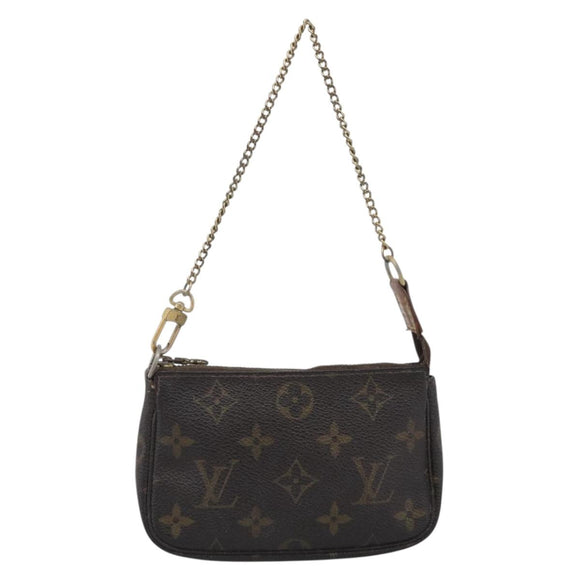 LOUIS VUITTON Monogram Mini Pochette Accessoires Pouch M58009 LV Auth 214857
