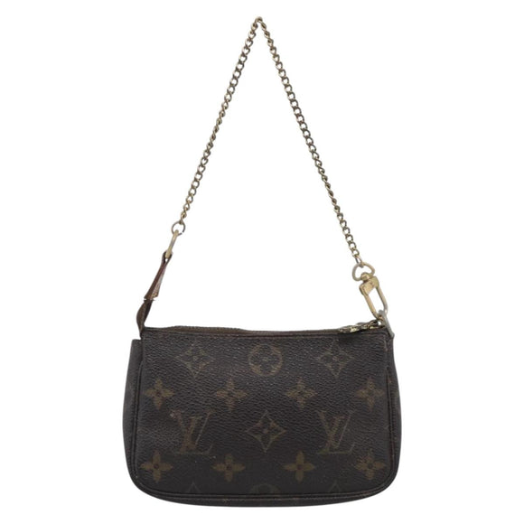 LOUIS VUITTON Monogram Mini Pochette Accessoires Pouch M58009 LV Auth 214857