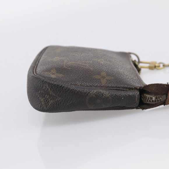 LOUIS VUITTON Monogram Mini Pochette Accessoires Pouch M58009 LV Auth 214857