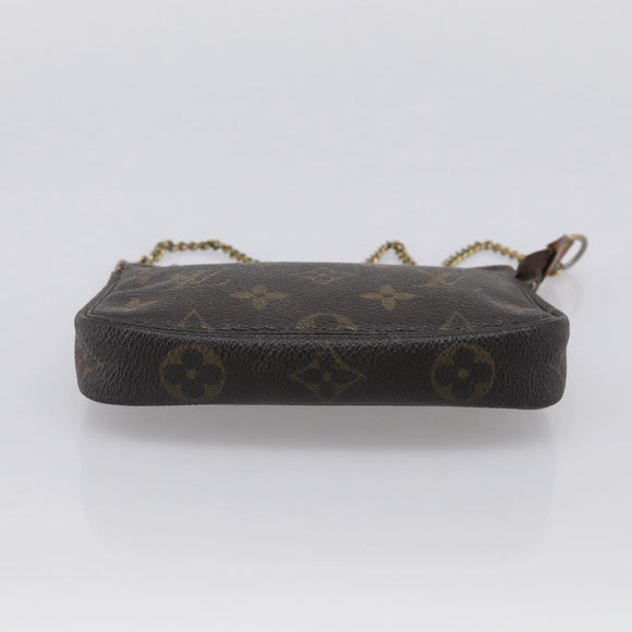 LOUIS VUITTON Monogram Mini Pochette Accessoires Pouch M58009 LV Auth 214857