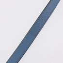 Miu Miu Madras Hand Bag Leather 2way Blue Gold Auth 214858V-11