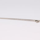 CHANEL COCO Mark Sunglasses metal Silver CC Auth 214859-15