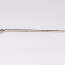 CHANEL COCO Mark Sunglasses metal Silver CC Auth 214859-16