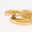 CHANEL COCO Mark Brooch metal Gold CC Auth 214862V-7