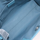 GUCCI GG Supreme Hand Bag PVC 2way Beige Silver 630542 Auth 214863-15