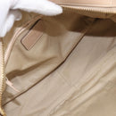 Chloe Paraty Hand Bag Leather 2way Beige Gold Auth 214898A-23