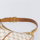 LOUIS VUITTON Damier Azur Galliera PM Shoulder Bag N55215 LV Auth 214904A-10