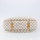 LOUIS VUITTON Damier Azur Galliera PM Shoulder Bag N55215 LV Auth 214904A-11