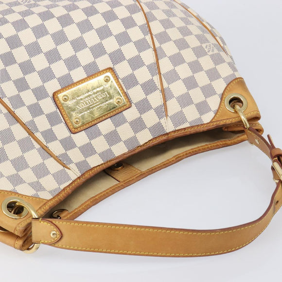 LOUIS VUITTON Damier Azur Galliera PM Shoulder Bag N55215 LV Auth 214904A
