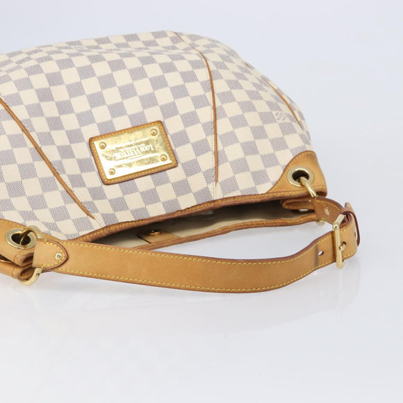 LOUIS VUITTON Damier Azur Galliera PM Shoulder Bag N55215 LV Auth 214904A