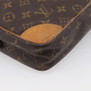 LOUIS VUITTON Monogram Compiegne 28 Clutch Bag M51845 LV Auth 214905-11