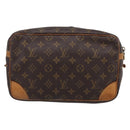 LOUIS VUITTON Monogram Compiegne 28 Clutch Bag M51845 LV Auth 214905-3