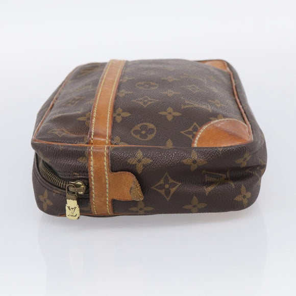 LOUIS VUITTON Monogram Compiegne 28 Clutch Bag M51845 LV Auth 214905
