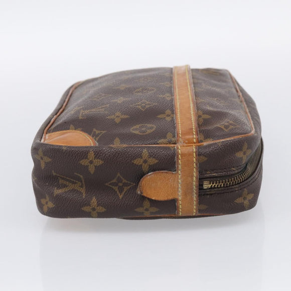 LOUIS VUITTON Monogram Compiegne 28 Clutch Bag M51845 LV Auth 214905