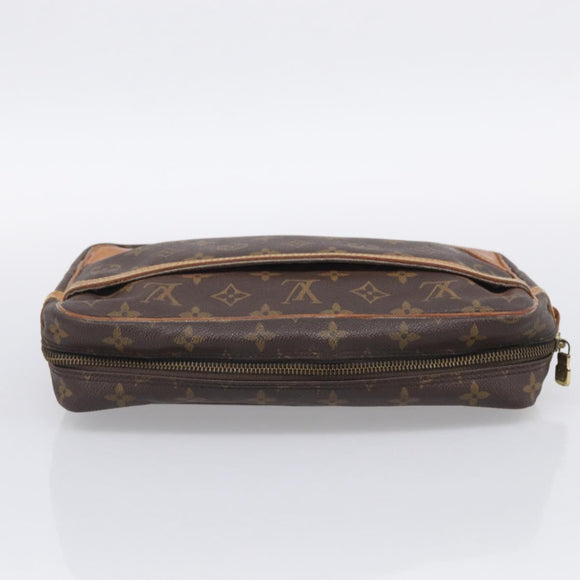 LOUIS VUITTON Monogram Compiegne 28 Clutch Bag M51845 LV Auth 214905