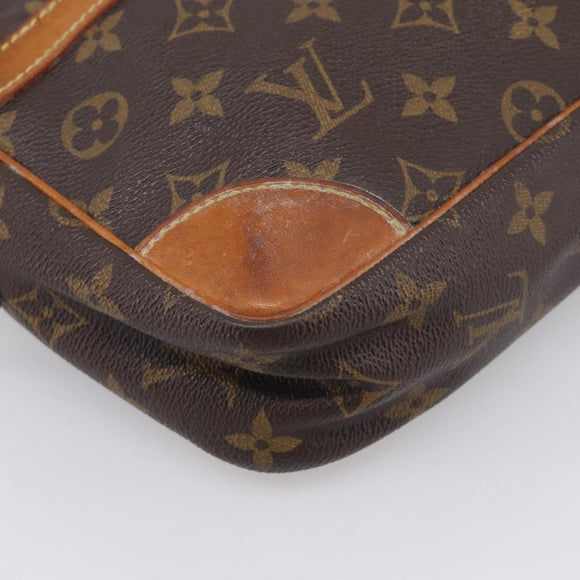 LOUIS VUITTON Monogram Compiegne 28 Clutch Bag M51845 LV Auth 214905
