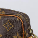 LOUIS VUITTON Monogram Marly Dragonne PM Clutch Bag M51827 LV Auth 214907-15