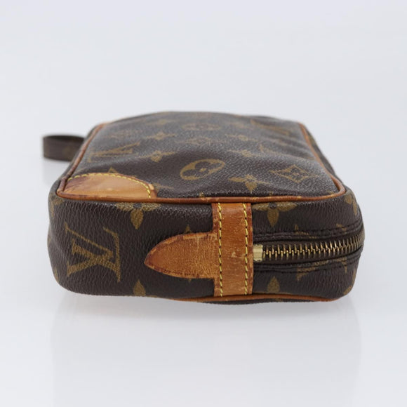 LOUIS VUITTON Monogram Marly Dragonne PM Clutch Bag M51827 LV Auth 214907