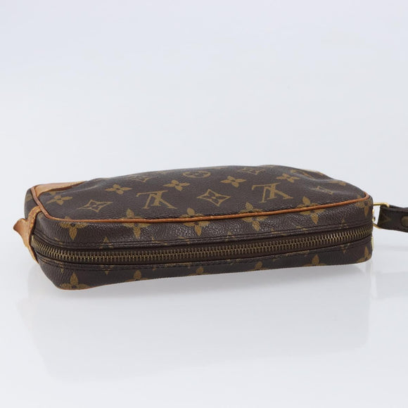 LOUIS VUITTON Monogram Marly Dragonne PM Clutch Bag M51827 LV Auth 214907