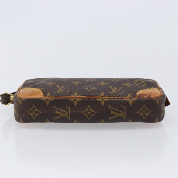 LOUIS VUITTON Monogram Marly Dragonne PM Clutch Bag M51827 LV Auth 214907