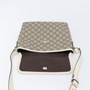 GUCCI GG Supreme Shoulder Bag PVC Beige Gold 223666 Auth 214909A-17