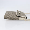 GUCCI GG Supreme Shoulder Bag PVC Beige Gold 223666 Auth 214909A-4