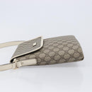 GUCCI GG Supreme Shoulder Bag PVC Beige Gold 223666 Auth 214909A-5