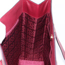 Cartier Must Line Tote Bag Leather Bordeaux Gold Auth 214910A-23