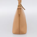 BURBERRY Shoulder Bag Leather Beige Gold Auth 214911A-4