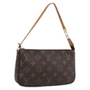 LOUIS VUITTON Monogram Pochette Accessoires Pouch M51980 LV Auth 214914A-1