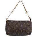 LOUIS VUITTON Monogram Pochette Accessoires Pouch M51980 LV Auth 214914A-2