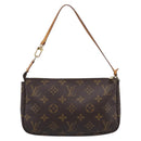 LOUIS VUITTON Monogram Pochette Accessoires Pouch M51980 LV Auth 214914A-3