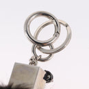 FENDI Key Holder metal Black Silver Auth 214917M-7