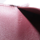 Cartier Must Line Key Case Leather Bordeaux Gold Auth 214918V-18