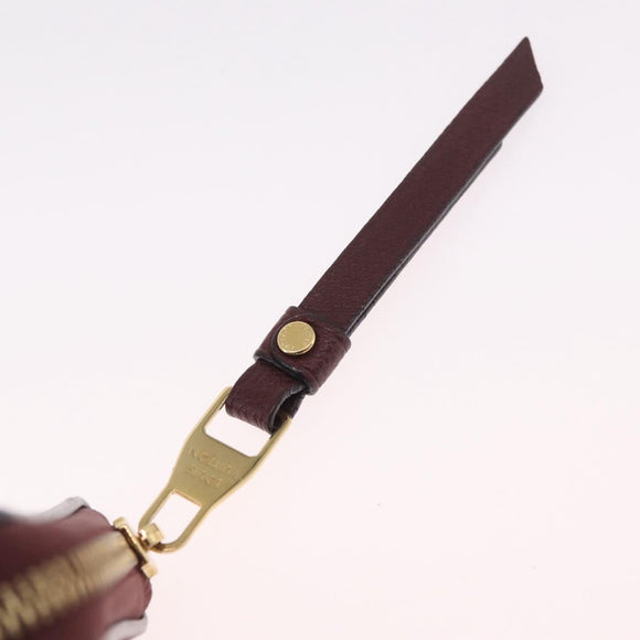 LOUIS VUITTON Empreinte Portefeuille Secret Compact Bordeaux M93429 Auth 214919M