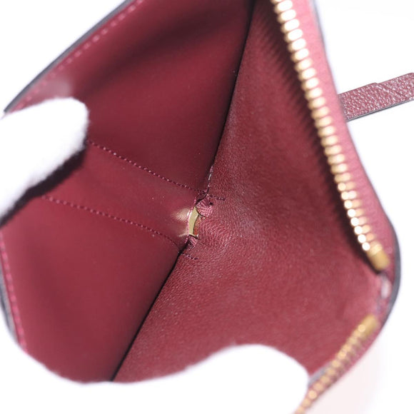 LOUIS VUITTON Empreinte Portefeuille Secret Compact Bordeaux M93429 Auth 214919M