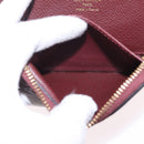 LOUIS VUITTON Empreinte Portefeuille Secret Compact Bordeaux M93429 Auth 214919M-15