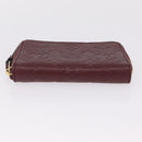 LOUIS VUITTON Empreinte Portefeuille Secret Compact Bordeaux M93429 Auth 214919M-7