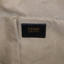 FENDI Chameleon Bag Boston Bag Canvas Beige Gold Auth 214925-16