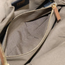 FENDI Chameleon Bag Boston Bag Canvas Beige Gold Auth 214925-22