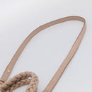 Miu Miu Matelasse Hand Bag Leather 2way Pink Gold Auth 214932A-10