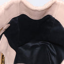Miu Miu Matelasse Hand Bag Leather 2way Pink Gold Auth 214932A-21