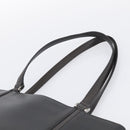 BURBERRY Tote Bag Leather Black Silver Auth 214935-8