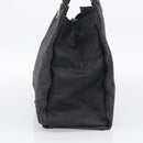 GUCCI GG Canvas Bamboo Hand Bag Nylon Black Silver 002 1010 Auth 214937-4