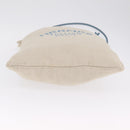 HERMES Aline PM Shoulder Bag Canvas Beige Gold Auth 214942A-10