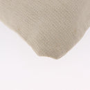 HERMES Aline PM Shoulder Bag Canvas Beige Gold Auth 214942A-13