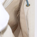 HERMES Aline PM Shoulder Bag Canvas Beige Gold Auth 214942A-18