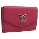 LOUIS VUITTON Portefeuille Rock Mini Wallet Leather Pink M81886 LV Auth 214947-1