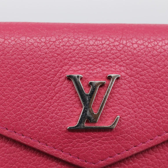 LOUIS VUITTON Portefeuille Rock Mini Wallet Leather Pink M81886 LV Auth 214947